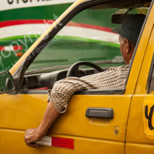 Lima, Verkehr in Lima, Peru, Taxifahrer